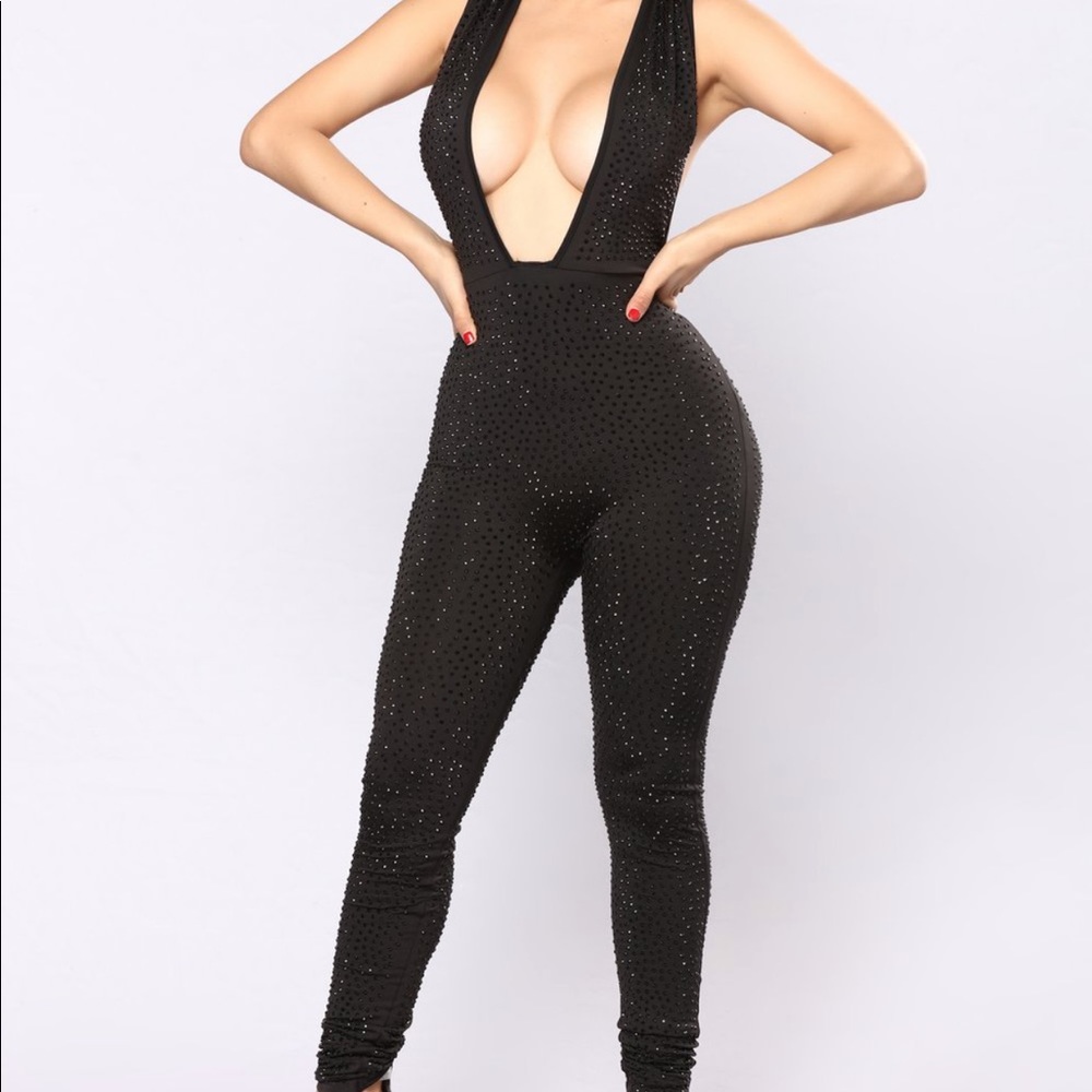 Fashion nova break of dawn jumpsuit